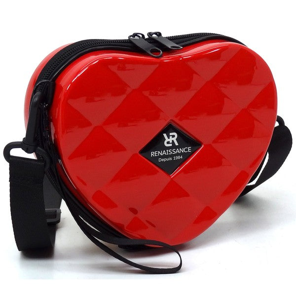 Plastic Heart Mini Crossbody Bag