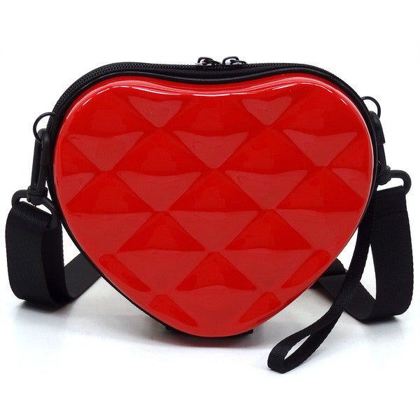 Plastic Heart Mini Crossbody Bag