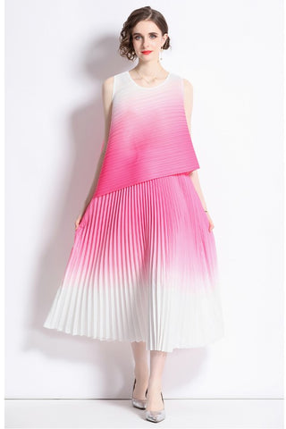 Pretty in Pink 2-pcs Dress Set