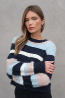 Soft Brushed Stripe Sweater-1