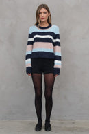 Soft Brushed Stripe Sweater-5