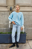 Woven Satin Oversized Sweater-8