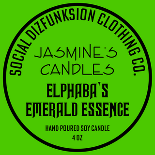 Elphaba's Emerald Essence Aromatherapy Candle