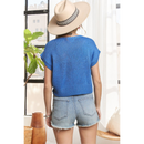 Multi-Color Crochet Vest Top – Drop Shoulder-3