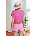 Multi-Color Crochet Vest Top
