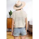 Multi-Color Crochet Vest Top – Drop Shoulder-9