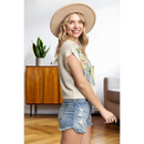 Multi-Color Crochet Vest Top – Drop Shoulder-8