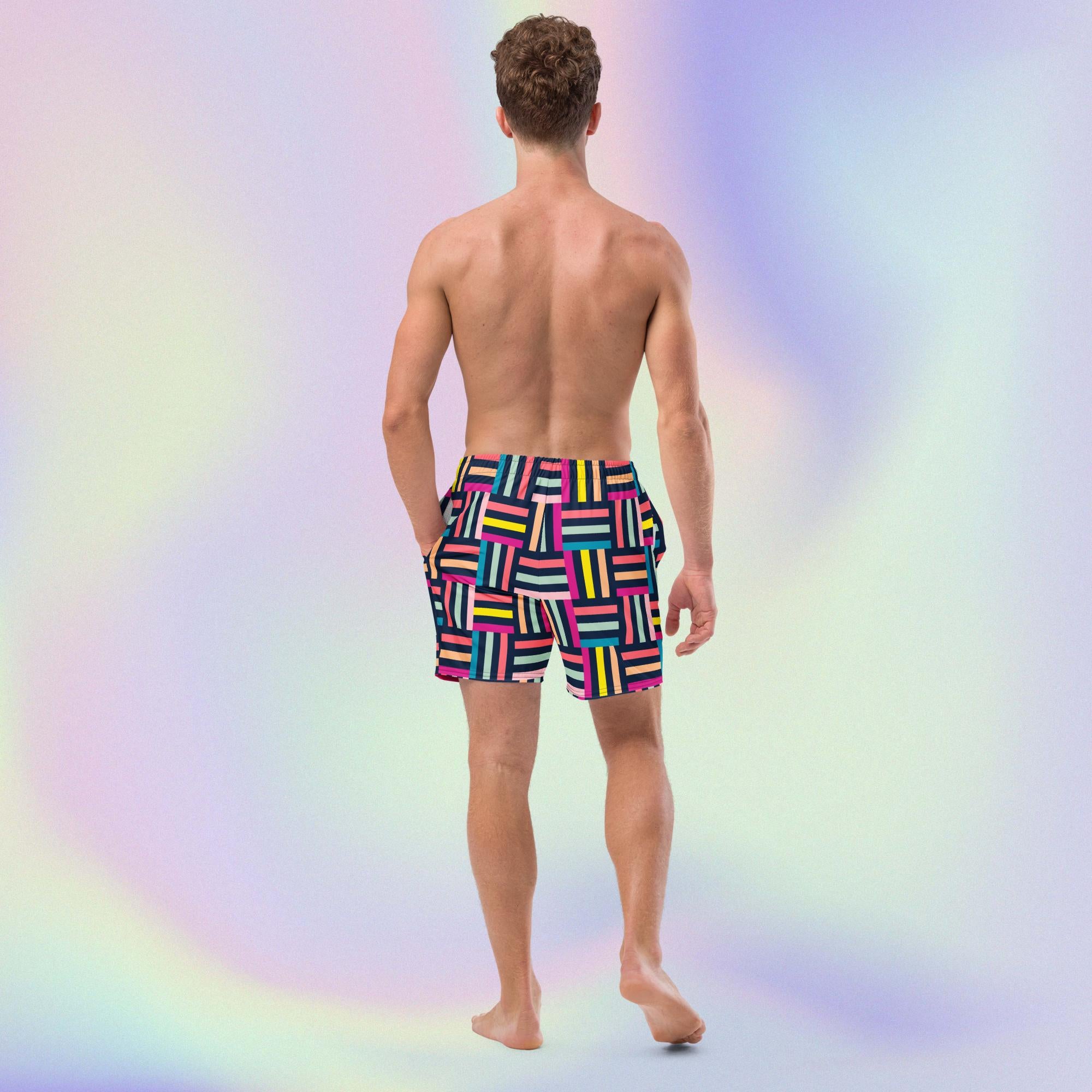 Bar Codes swim trunks - 0