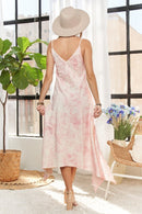 Sleeveless Washed Slip Dress – Casual Midi with Lace Detail-7