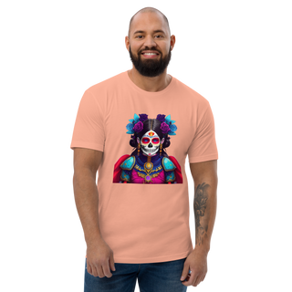Buy desert-pink Warrior Sugar Skull T-shirt