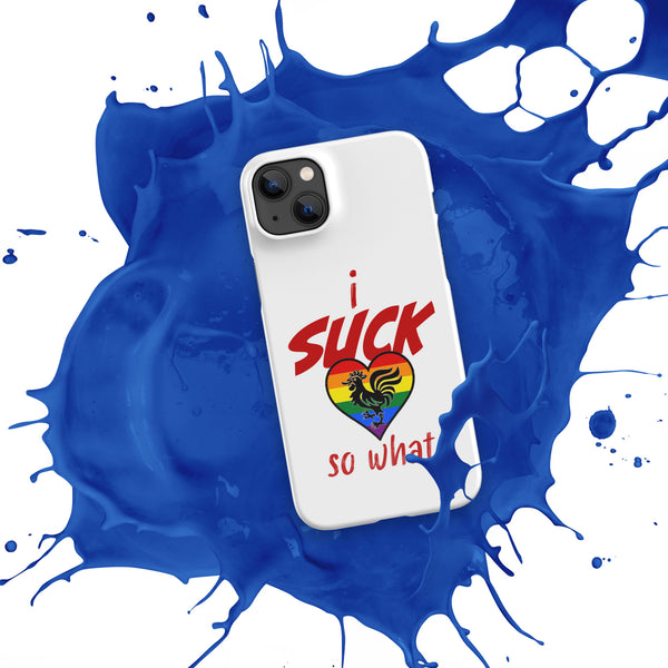 "I Suck..." Snap case for iPhone®