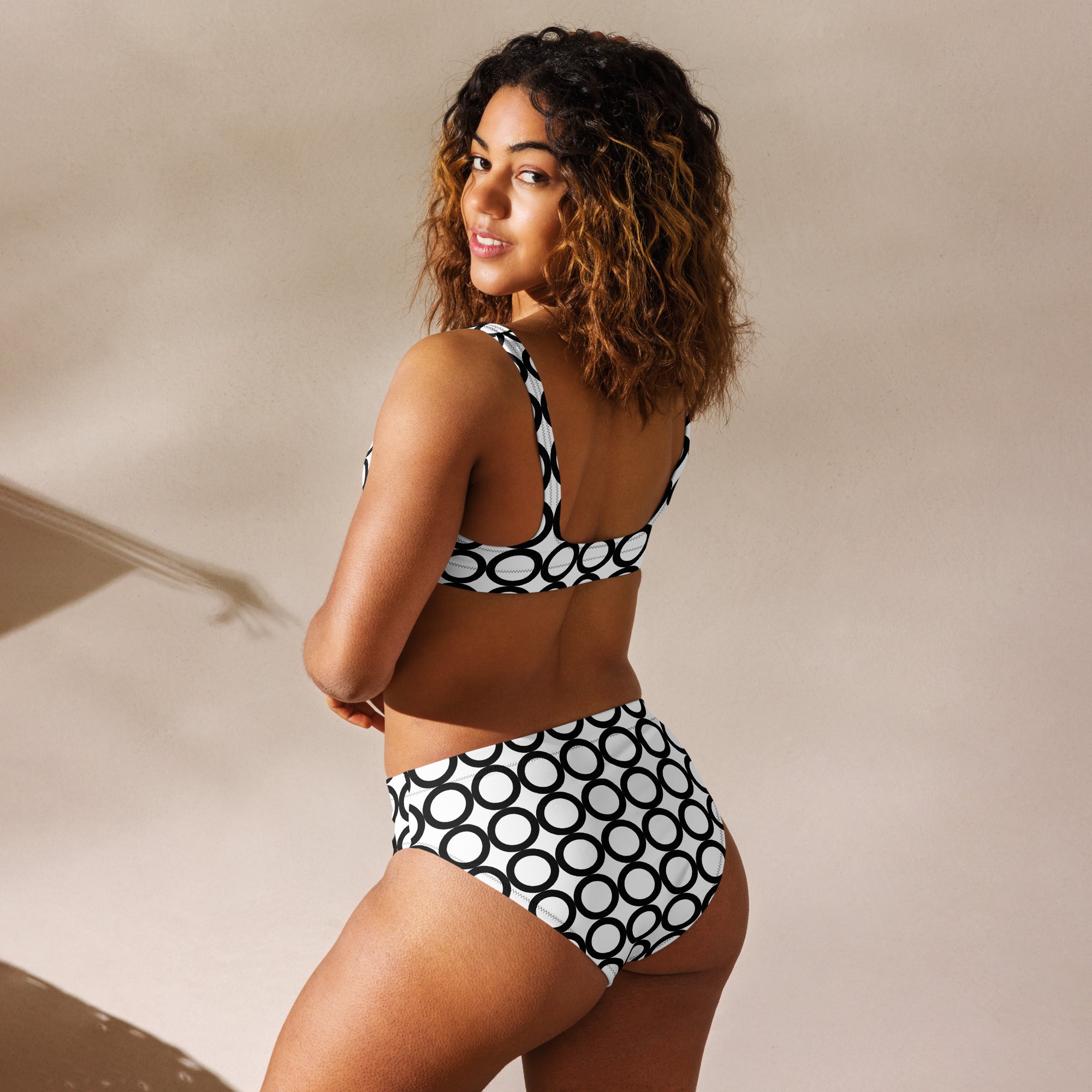 retr-O Recycled high-waisted bikini