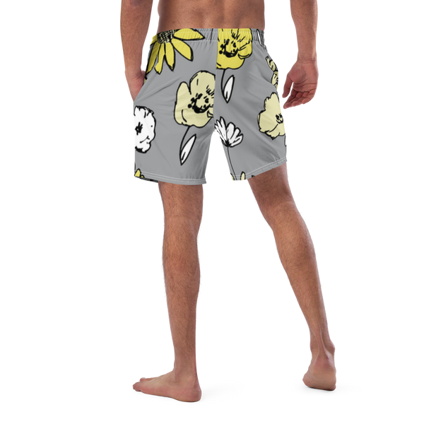 Hand Drawn Men's swim trunks