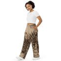 Spiked unisex wide-leg pants