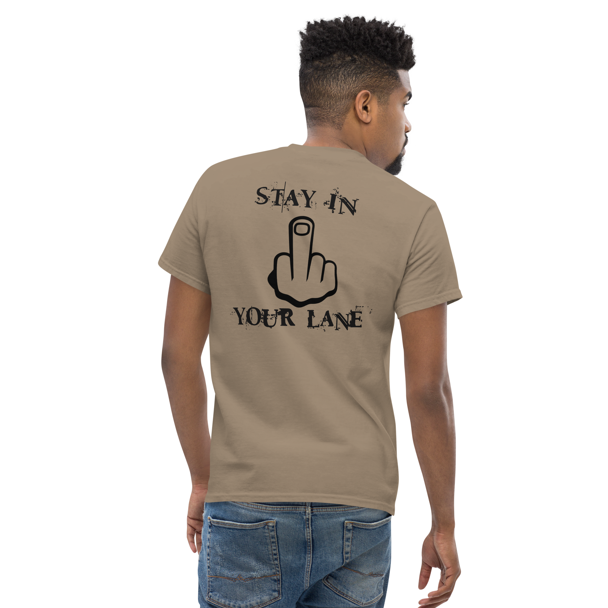 "Stay in your Lane" tee by Book of Rico:74™