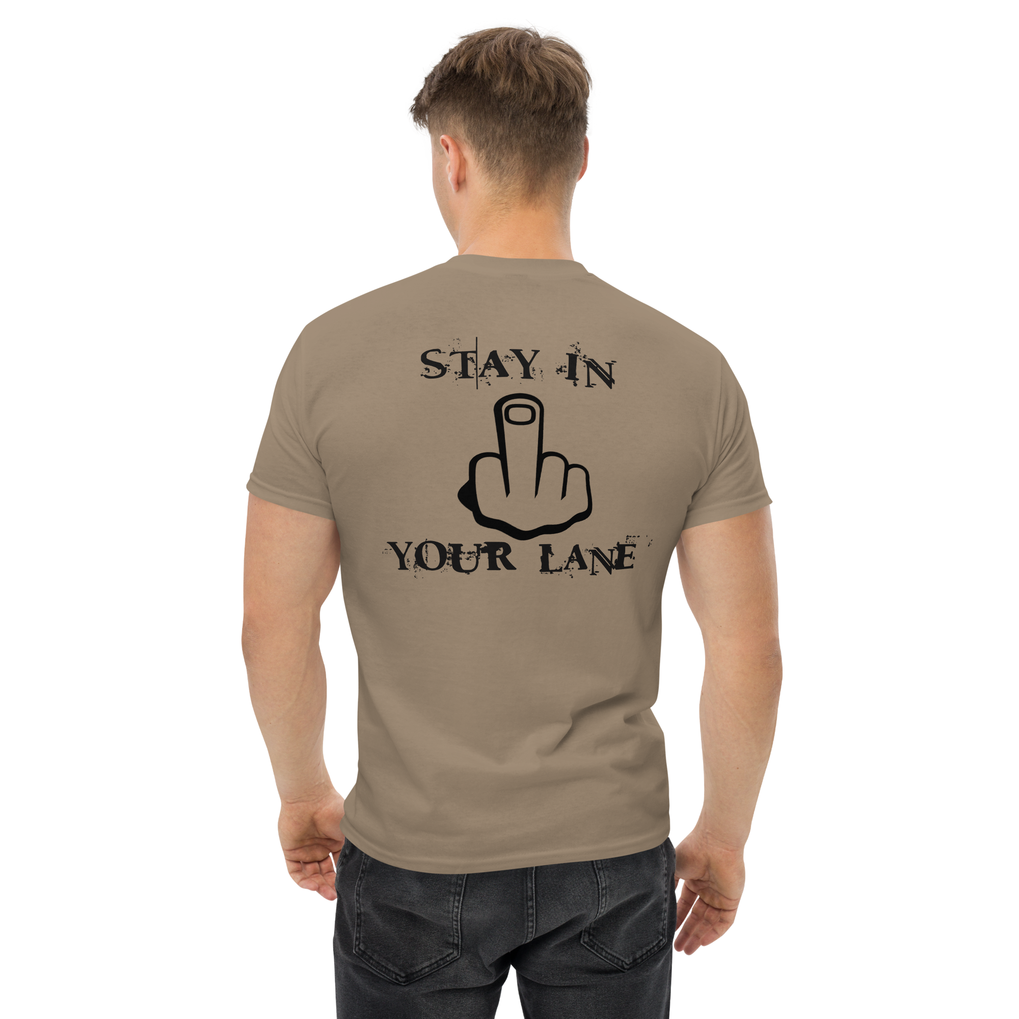 "Stay in your Lane" tee by Book of Rico:74™