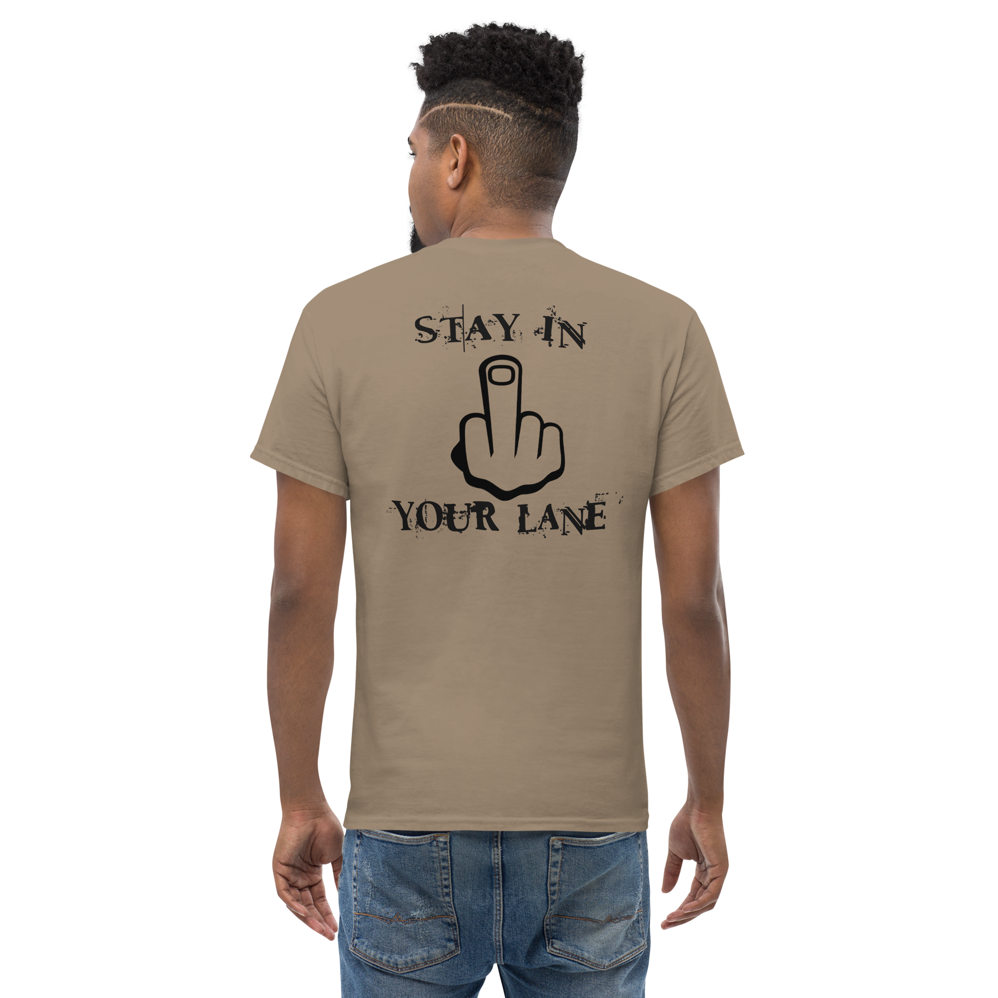 "Stay in your Lane" tee by Book of Rico:74™