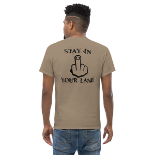 Buy brown-savana &quot;Stay in your Lane&quot; tee by Book of Rico:74™