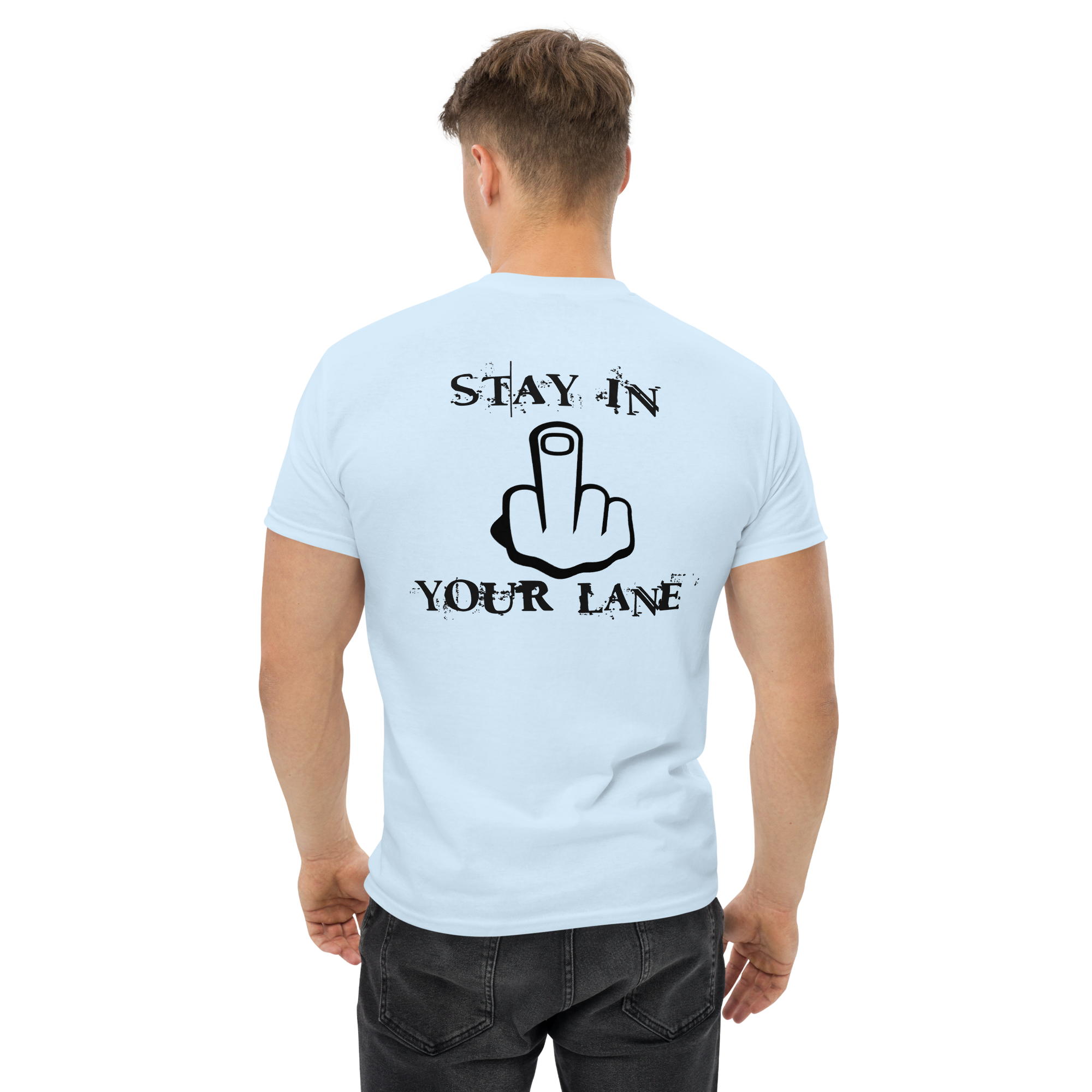 "Stay in your Lane" tee by Book of Rico:74™