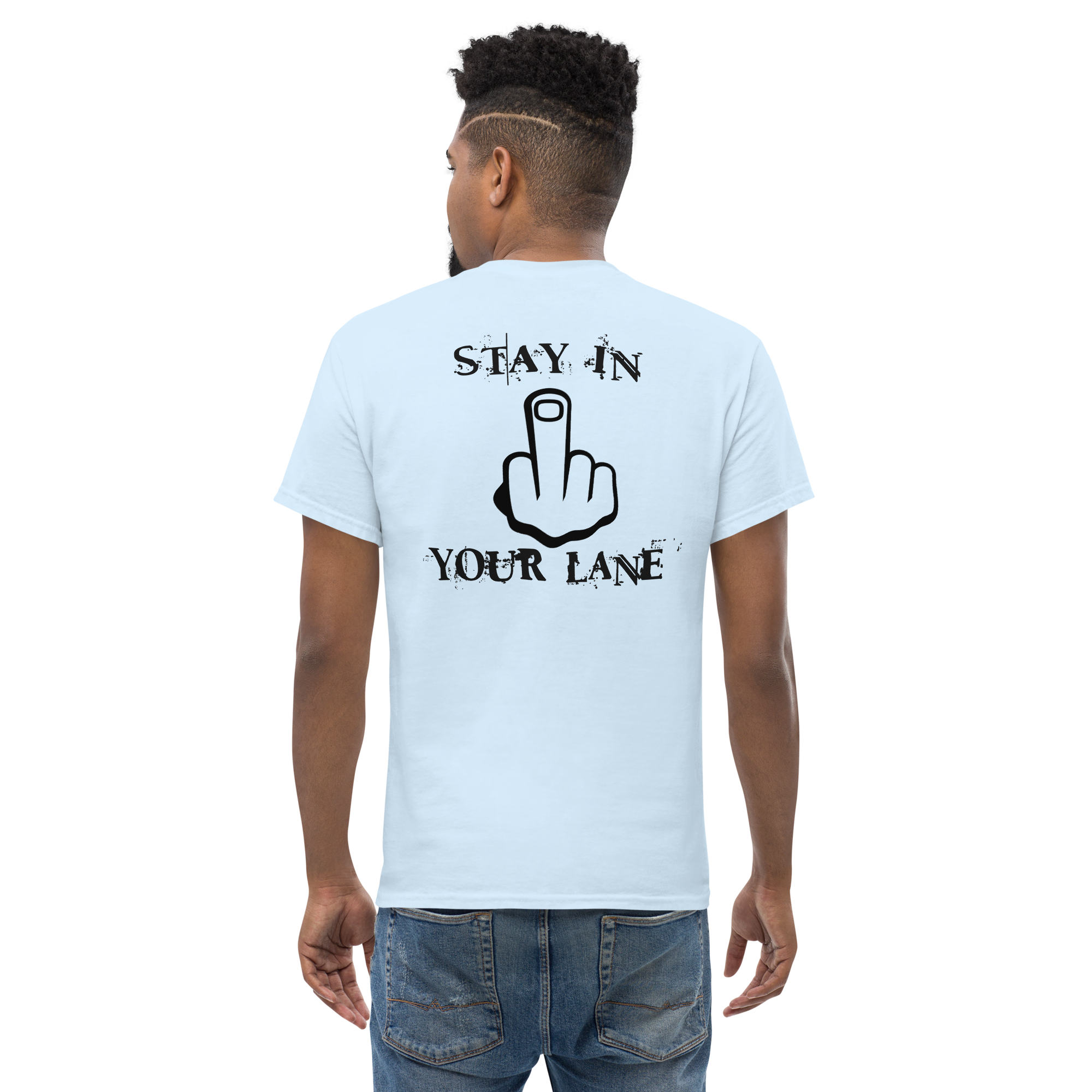 "Stay in your Lane" tee by Book of Rico:74™