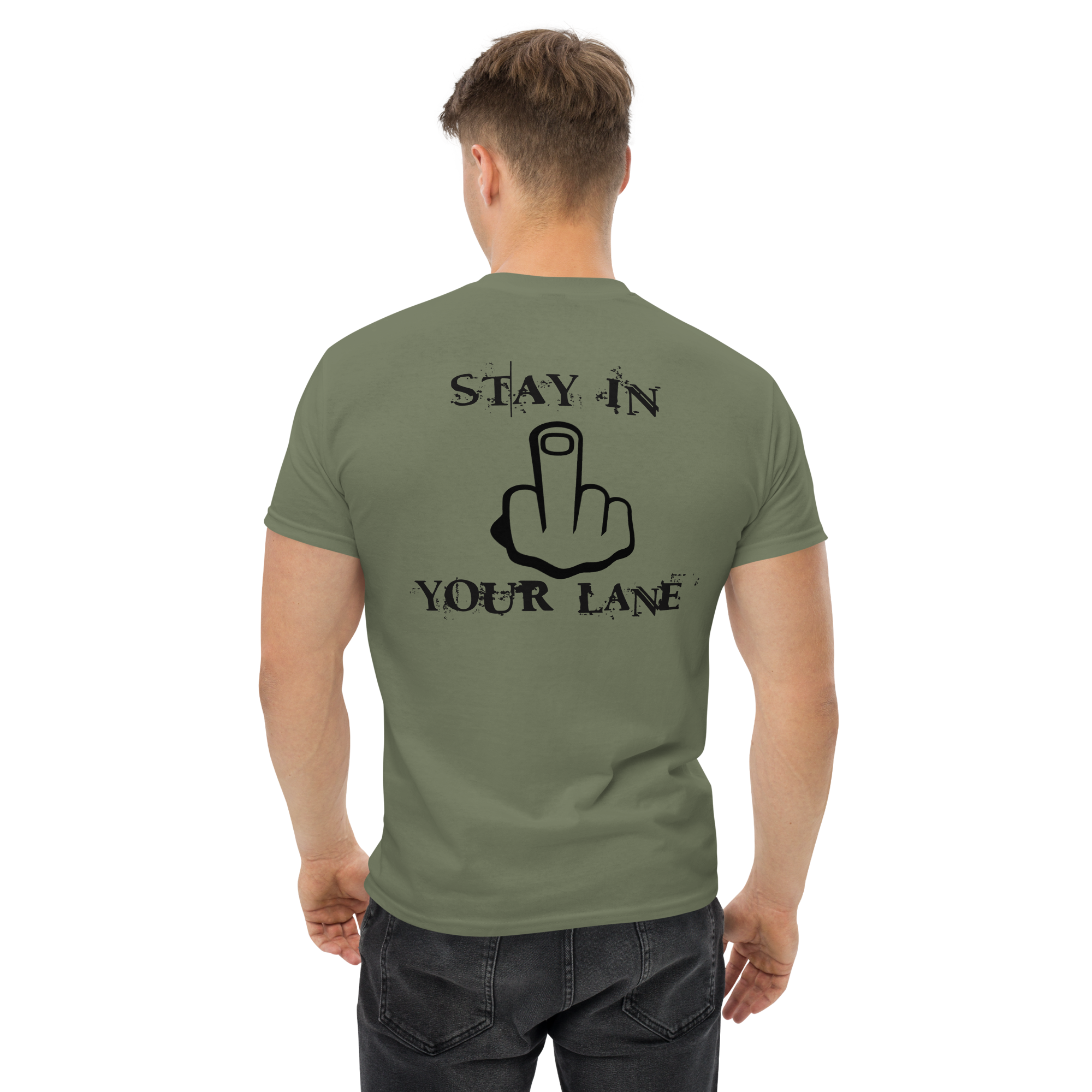 "Stay in your Lane" tee by Book of Rico:74™
