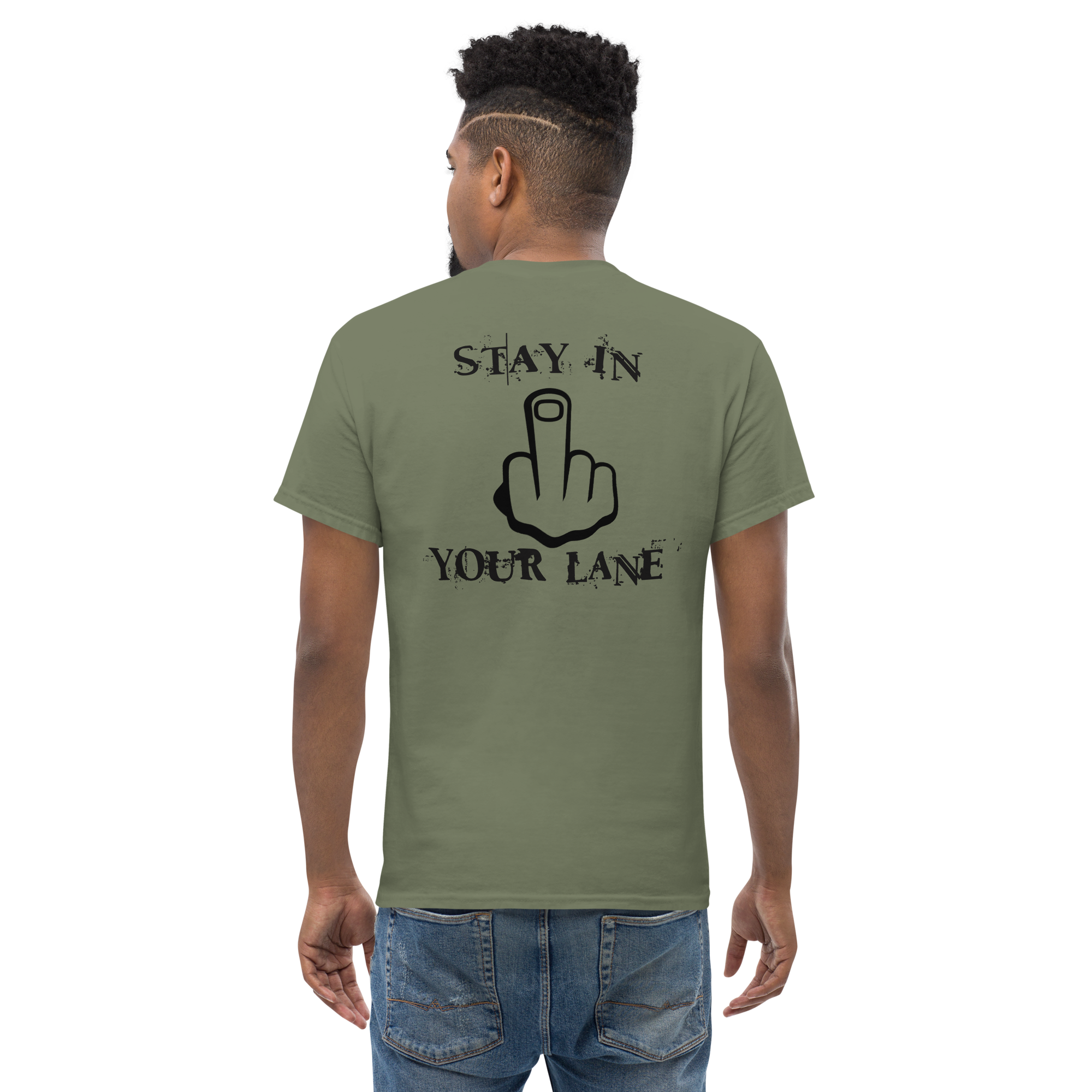 "Stay in your Lane" tee by Book of Rico:74™