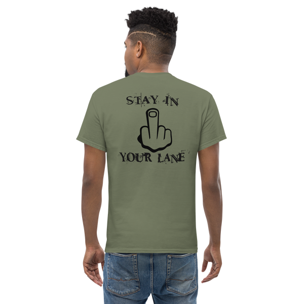 "Stay in your Lane" tee by Book of Rico:74™