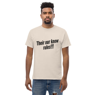 Buy natural There Are No Rules tee