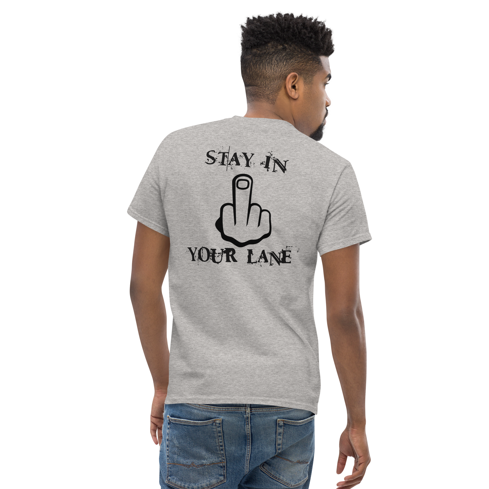 "Stay in your Lane" tee by Book of Rico:74™