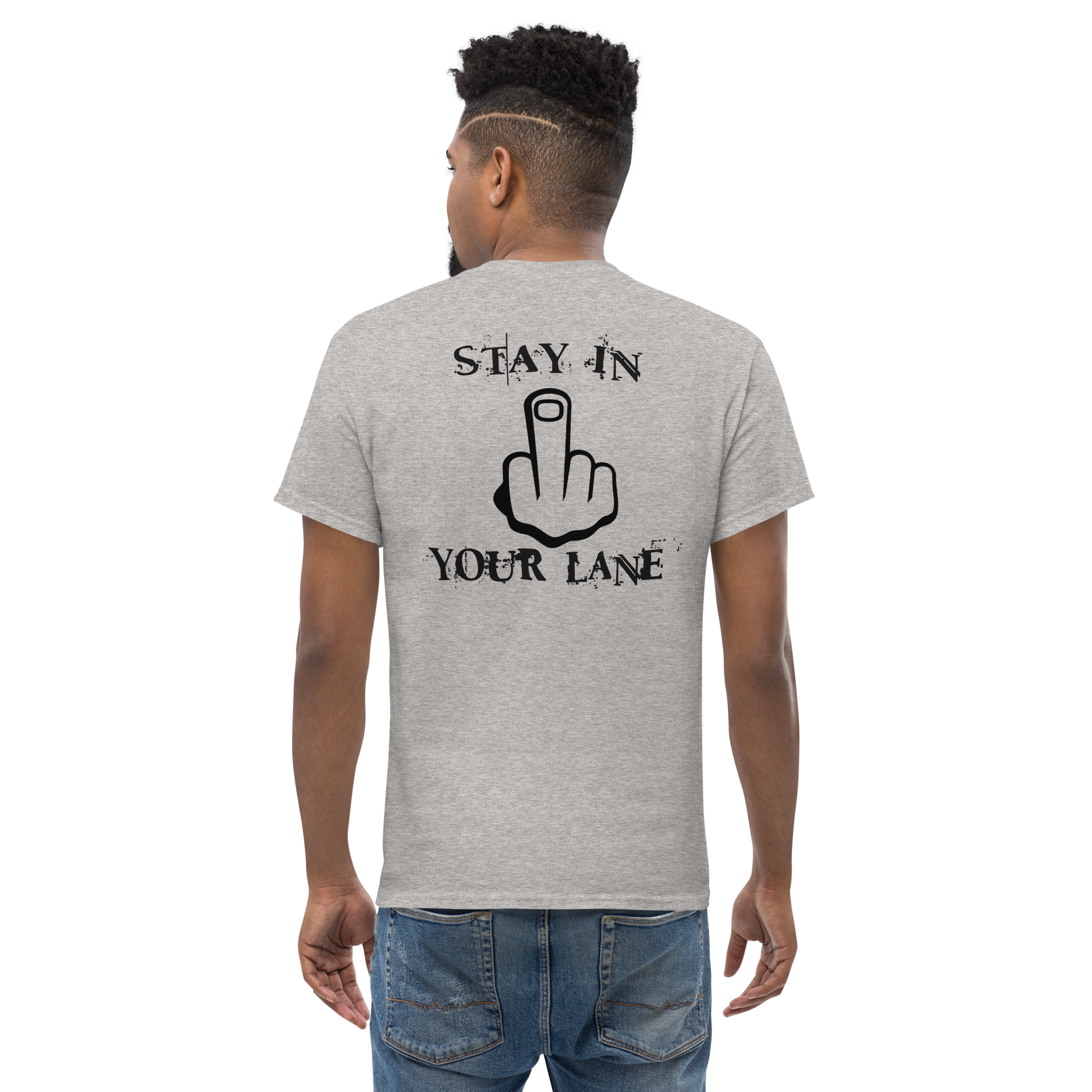 "Stay in your Lane" tee by Book of Rico:74™