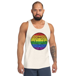 Buy oatmeal-triblend Latin Pride Unisex Tank Top