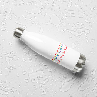 Queerly Dizfunksional Stainless Steel Water Bottle
