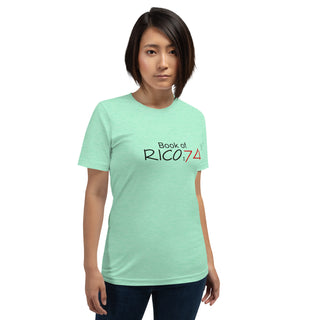 Buy heather-mint Book of Rico:74™ t-shirt