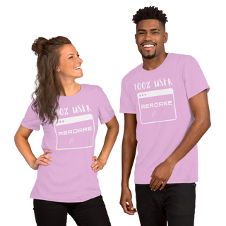 Buy lilac 100% User Error t-shirt