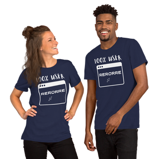 Buy navy 100% User Error t-shirt