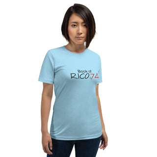 Buy ocean-blue Book of Rico:74™ t-shirt