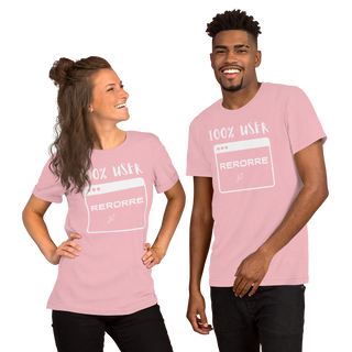Buy pink 100% User Error t-shirt