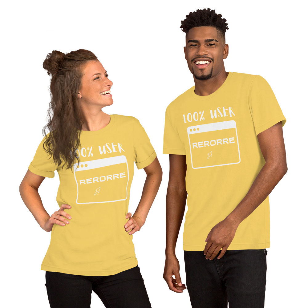 100% User Error t-shirt
